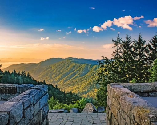 Great Smoky Mountains National Park paint by numbers