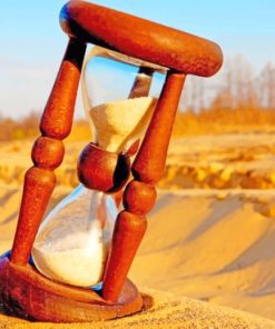 Hourglass In Sand paint by numbers