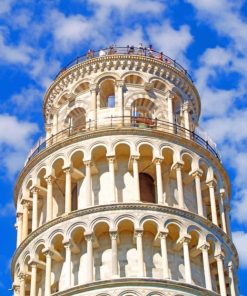 Italy Pisa Tower Monument paint by numbers
