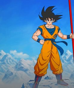 Son Goku Dragon Ball Z paint by numbers