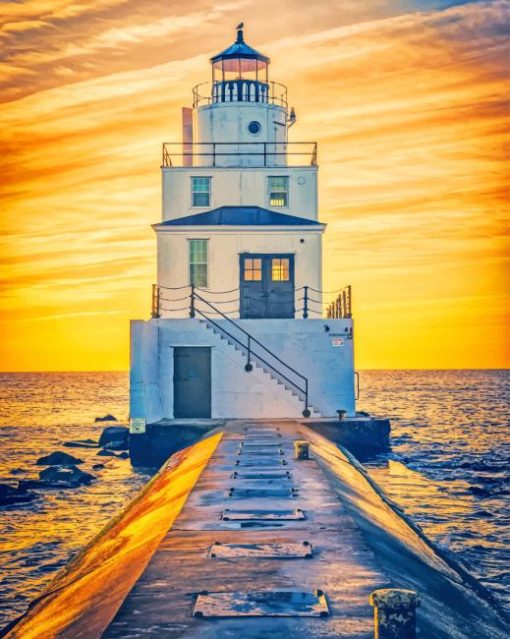 Todd Trapani Lighthouse Paint By Numbers