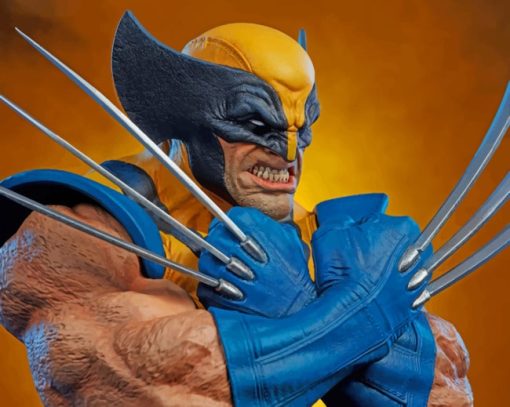 Wolverine Marvel Hero Member paint by numbers
