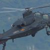 Caic Wz 10 Attack Helicopter China Military paint by numbers