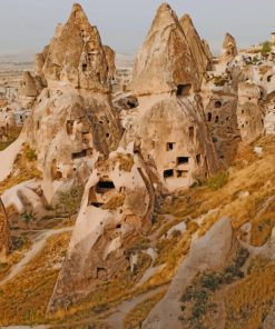 Ancient Caves In Turkey paint by numbers