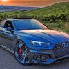 Grey AUDI RS5 paint by numbers