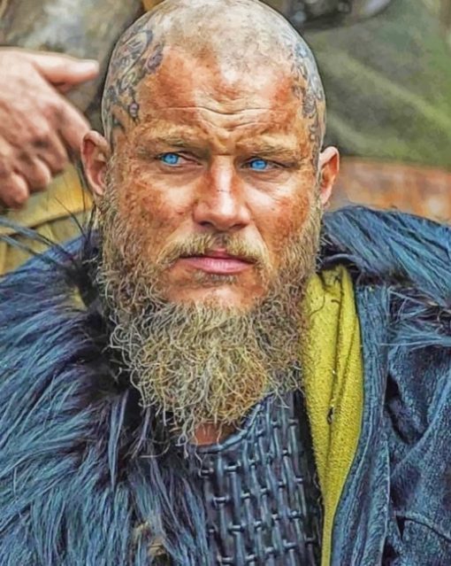 king Ragnar Lothbrok paint by numbers