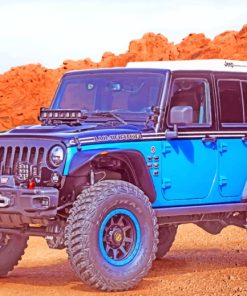 Luminator Jeep Wrangler Concept paint by numbers