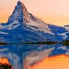 Matterhorn Mountain paint by numbers