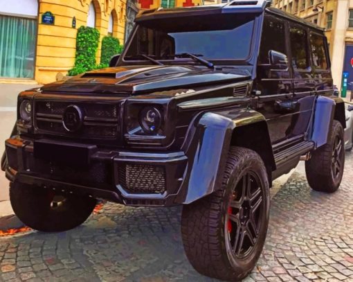 Mercedes Brabus paint by numbers