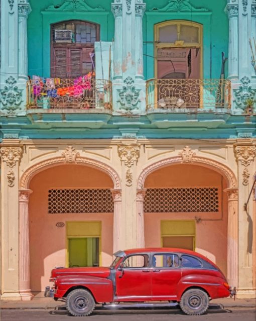 Old Vintage Car Havana paint by numbers