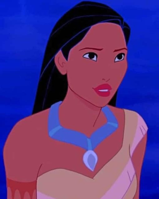 Pocahontas Animation paint by numbers