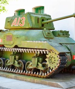 Ram Tank World War Battle paint by numbers