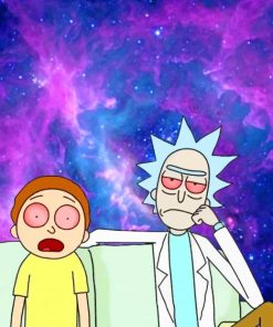 Rick And Morty Stoned paint by numbers