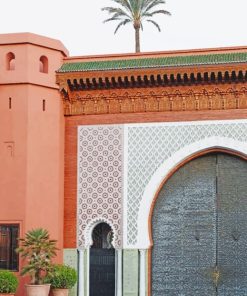 Saadiens Tombs Marrakesh paint by numbers