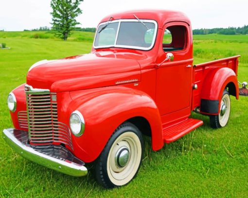 1949 International Harvester KB1 Paint By Numbers