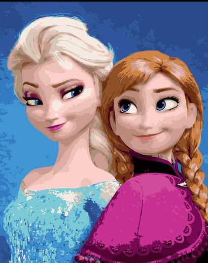 Disney Frozen paint by numbers