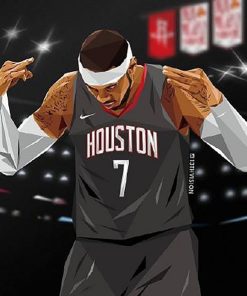 Carmelo Anthony paint By Numbers