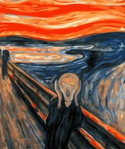 The Scream Edvard Munch Paint by numbers