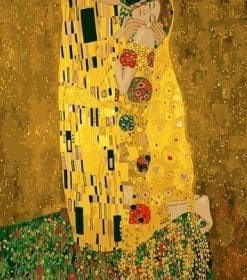 The Kiss Gustav Klimt paint by numbers