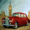 Antique Car in London paint by numbers