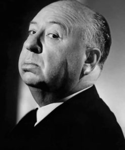 Film Director Alfred Hitchcock paint by numbers