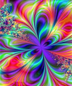Beautiful Color Fractals paint by numbers