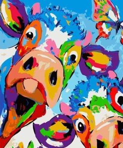 Buy Exotic Colorful Cows - Animals Paint By Number kit or check our new modern collections for adults paint by numbers. Relax and enjoy your canvas painting paint by numbers