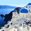 Santorini Greece paint by numbers