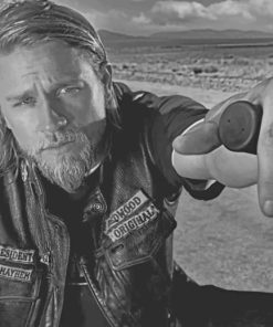 Jax Teller Sons Of Anarchy paint by numbers