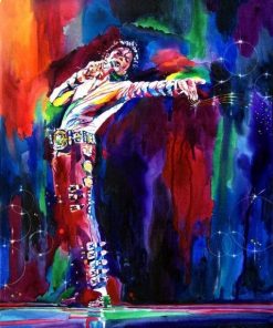 Colorful Michael Jackson Paint By Numbers