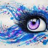 Multi Colored Eyes paint by numbers