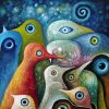 Abstract Birds Paint by numbers