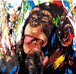 Monkey Doodle Cute paint by numbers