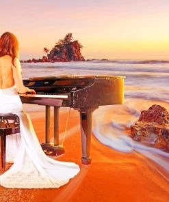 Pianists Woman Paint By Numbers