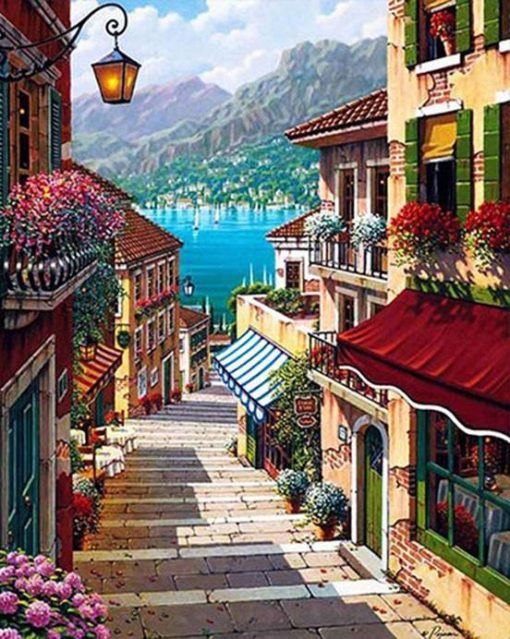 Bellagio Village paint by numbers