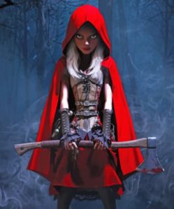Red Riding Hood paint by numbers