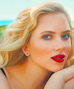 Scarlett Johansson Paint By Numbers