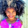 Smiling Afro Girl Paint By Numbers