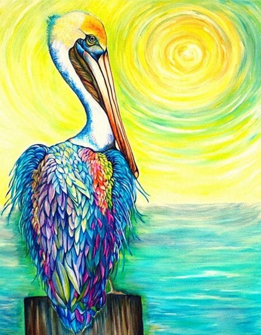 Pelican Artwork Paint by numbers