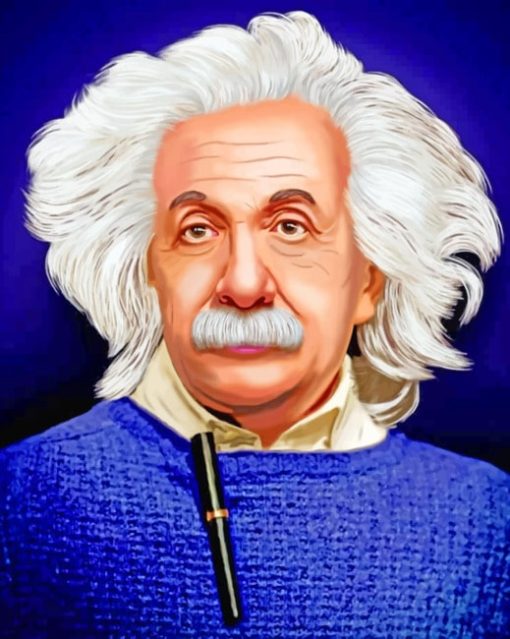 The Unforgettable Albert Einstein Paint By Numbers