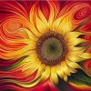 Gorgeous Sunflower Paint By Numbers