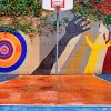 Basketball Court paint by numbers