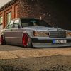 Customized Mercedes 190E paint by numbers