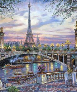 The River of Paris paint by numbers
