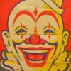 Smiling Clown Poster paint by numbers