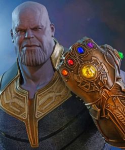 Thanos Infinity Stones paint by numbers