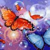 Butterfly Bubbles paint by numbers
