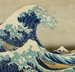 The Great Wave paint by numbers