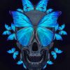 Butterfly Skull Paint by numbers