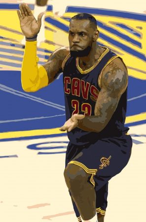 LeBron James Celebration paint by numbers